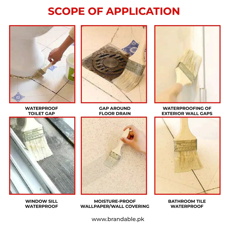 WATERPROOF ANTI-LEAKAGE AGENT WITH FREE BRUSH